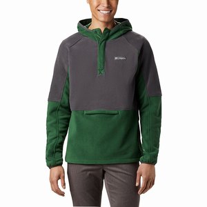 Columbia Basin Trail™ 1/2 Snap Skinna Hoodie Herr Gröna/MörkGrå (WHIOV2597)